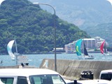 駐車場から